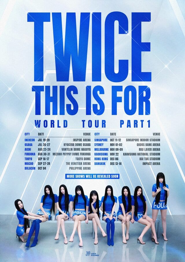 Twice This Is For World Tour 2025 Concert Dates